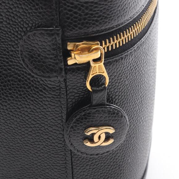 CHANEL Black Leather Logo Bag - Picture 8 of 10
